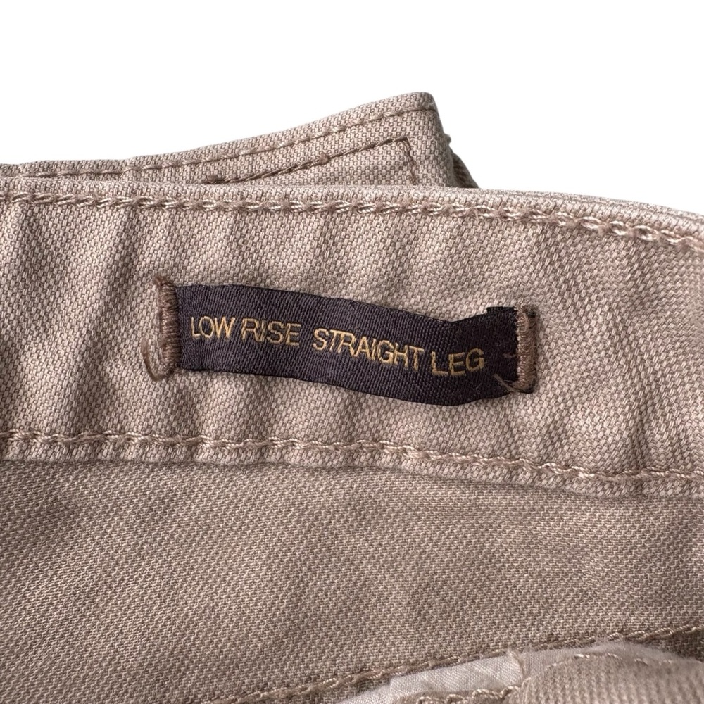 JAG JEANS Low-Rise Straight Leg Jeans in Creamy Tan Size 12P -- CLOSET MUST HAVE - Picture 10 of 10